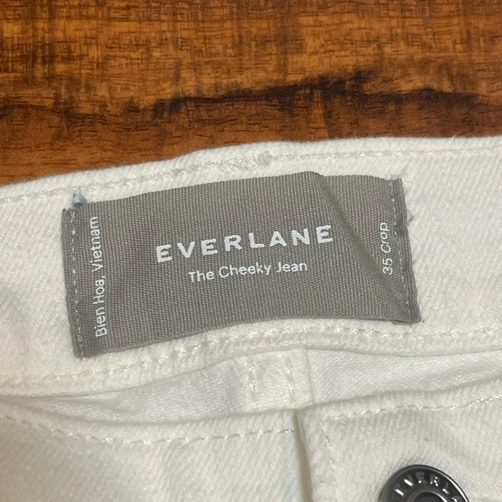 NWT‎ Everlane Women’s Cheeky Jean Crop White 35